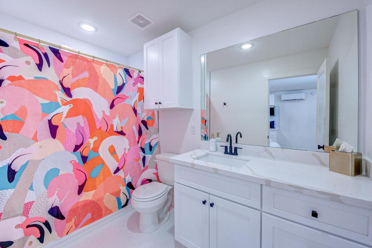 Pink Flamingo Studio Apartment Galveston Kültér fotó